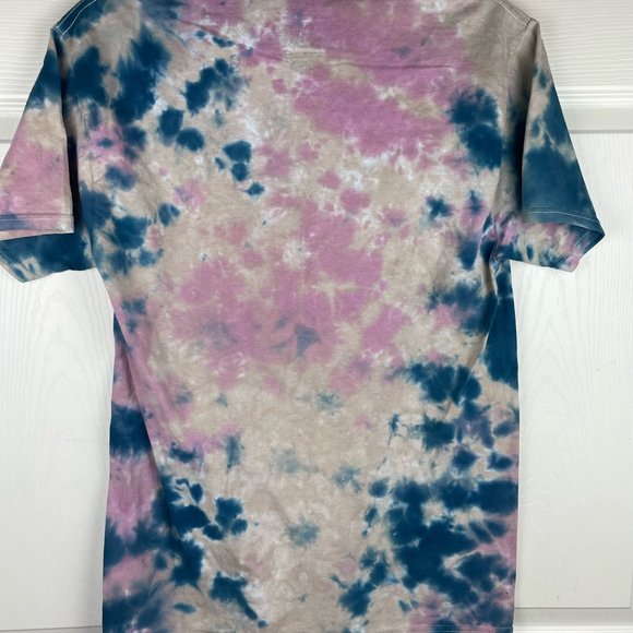 Pink Floyd Shirt Perryscope Tie Dye Tee Casual Style Cutout “V” At Chest S NEW - Picture 3 of 5